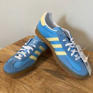 Womens Gazelle Indoor 'Blue Burst Yellow' – Size US 7 W
